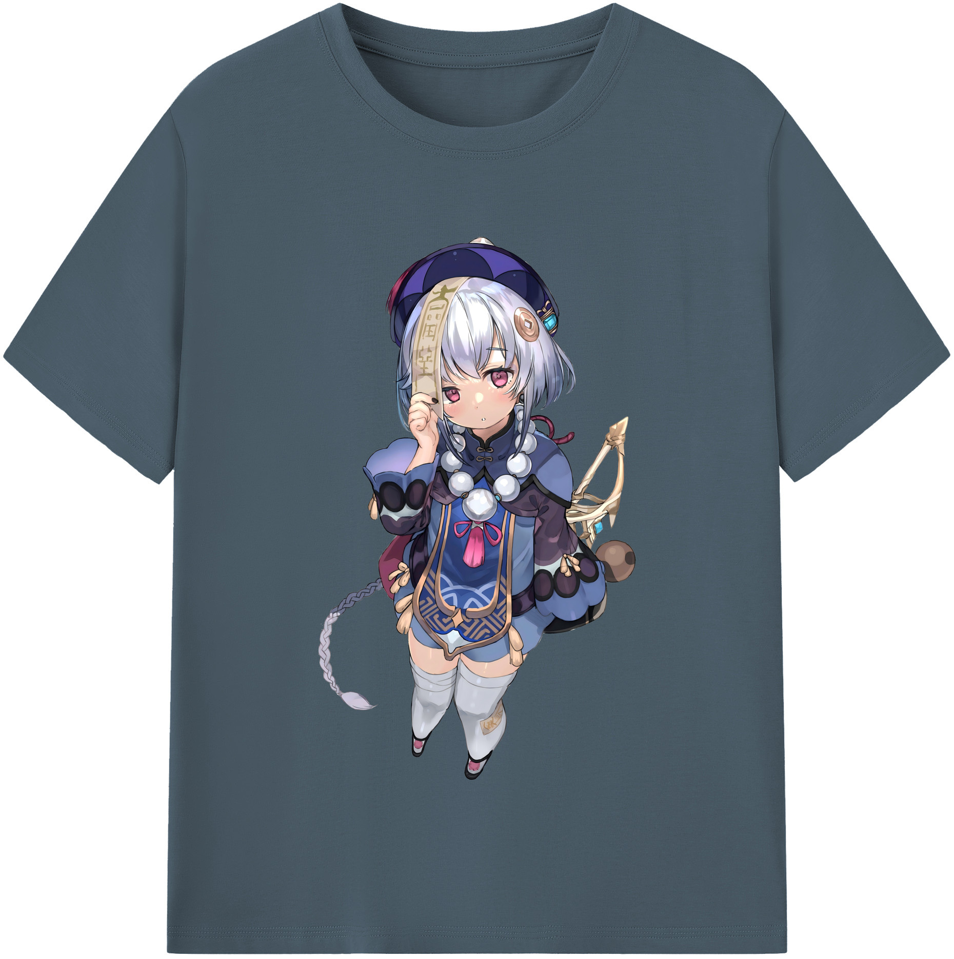 げんし神 七七 なな  genshin Nana 綿100％半袖Tシャツ（フロントプリント）